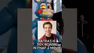 FNaF Movie 2 VOICE CAST REVEAL (MATPAT IS TOY BONNIE) | FNaF 2 Movie MEME