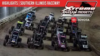 Xtreme Outlaw Midget Series | Southern Illinois Raceway | July 22, 2023 | HIGHLIGHTS