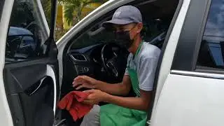 KINTAB Carwash Home Service #bummotovlog
