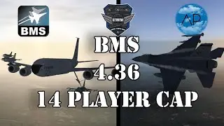 Falcon BMS 4.36 PvE - F-16C - EPIC 14 Player CAP with Human AWACs (GCI)