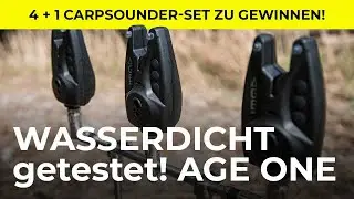 Wasserdicht getestet! Carpsounder Age One 🔎 4 + 1 Bissanzeigerset  zu gewinnen! | Biteindicators |