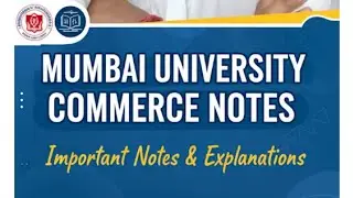 || Mumbai University TY BCom sem 5 commerce IMP notes in last minute revision || 