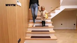 MBIGM 8  X 30  15 Pack Non Slip Carpet Stair Treads Non Skid Safety Rug Slip Resistant Indoor Runner