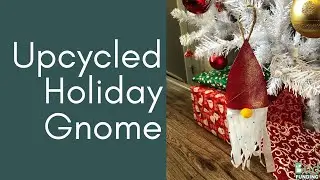 Upcycle A Toilet Paper Roll Into A Christmas Gnome Ornament