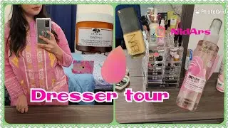 my vanity tour and makeup collection | hindi/urdu | My dresser tour | Mera vanity tour | NidArs