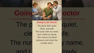 My Doctor Visit | Easy English Reading & Listening Practice (A2) #englishforbeginners #dailyenglish