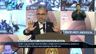 Integrity remains core principle at Communications Ministry, says Fahmi