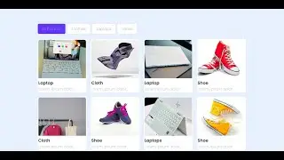 Build and Design a Filterable product list (image  gallery) using HTML,  CSS and javascript