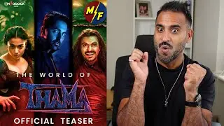 World of Thama Teaser Reaction | Ayushmann, Rashmika, Nawazuddin, Paresh | Maddock Films