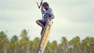 Kite Instructor Shows Off Epic Skills at Kappalady Lagoon!