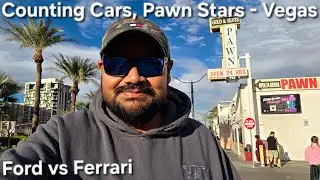 Las Vegas Counting Cars, Pawn Stars, Ford GT40, Count Kustoms, Ford vs Ferrari history, telugu vlogs