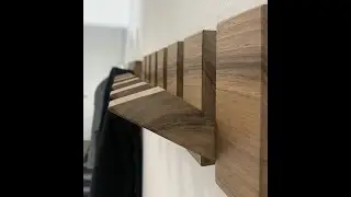 Appendiabiti moderno fai da te - Modern coat rack homemade