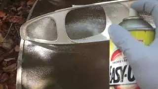 Using Easy Off oven cleaner to strip 