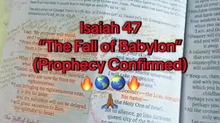ISAIAH 47 &ldquo;THE FALL OF BABYLON&rdquo; | The Prophecy Is Being Fulfilled #bibleverse #god #propheticword 