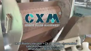 How Automatic Bottle Unscrambler Works | Bottle Sorting Machine Demo #machine #factory # Unscrambler