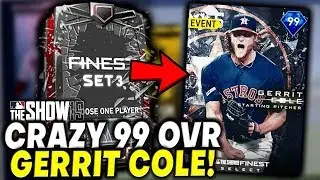 WE GOT 99 FINEST GERRIT COLE! Set 3 Finest Pack Opening MLB The Show 19 Diamond Dynasty