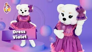 Dress Violet for mascot costume