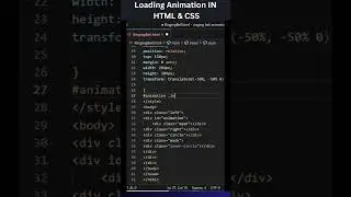Loading Animation | HTML And CSS #htmlcss #loadingscreen