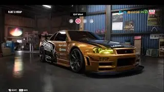 Eddie's Skyline GTR R34 from NFS Underground in NFS Payback