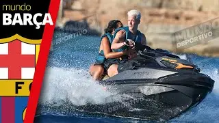 BAR&Ccedil;A | DANI OLMO, a la espera del FC BARCELONA, de vacaciones en IBIZA