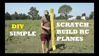 Homemade scratch build RC planes flying | DIY slow flyer | Best for beginners