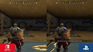 Comparatif graphic Realm royale PS4 Switch