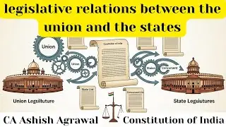 Constitution of India : Legislative Relations between the Union and the States #upsc
