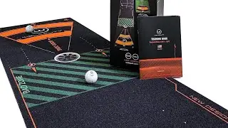 WELLPUTT - Golf Putting Training Mat - 13ft Black