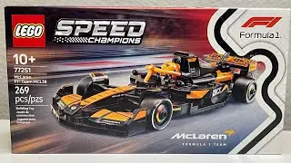 LEGO Speed Champions 77251 McLaren F1&reg; Team MCL38 Race Car-Speed Build