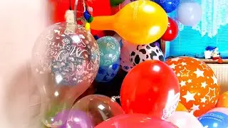 Machine Inflates 37 Balloons in a Row - Most Pop! #balloonpop #balloon #balloons