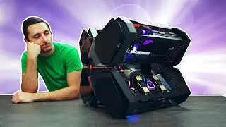 Building a $4700 PC Inside the DeepCool Quadstellar Case!