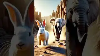 Elefand BABY 🐰🏹ELEPHANT.AI SHORTS 🕴️🐰🐘#VIDEOS.RBBIT .SIKRI.# YOUTUBE# AI#cute#me#.