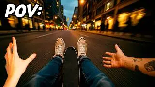 POV en Penny Board 🛹 Paseo Urbano en Skate por la Ciudad