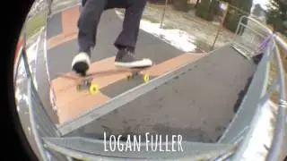 Skating the mini ramp boat