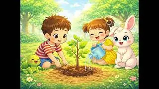 Kids video: save trees 🌴save earth 🌎