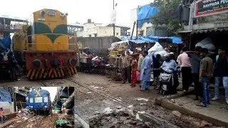 😢मुम्बई में एक अजीब जगह रेलवे पटरी Weird Place Railway Track In Mumbai