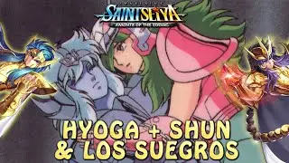 HYOGA + SHUN CON LOS SUEGROS! ANDROLY JUEGA FROST?! Saint Seiya Awakening