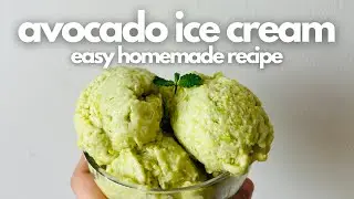 Vegan Avocado Ice Cream | Easy Homemade Recipe