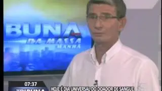 HOJE &Eacute; DIA UNIVERSAL DO DOADOR DE SANGUE