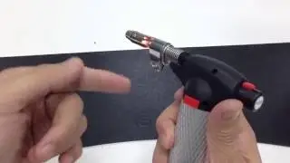A-HOT Gas Micro Torch Soldering iron AH-7370 + soldering tip demonstration