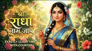 Shri Radha Shri Radha Naam Jap 1008 Baar | श्री राधा श्री राधा नाम जप | Radha Dhun, Radha Jap Mantra