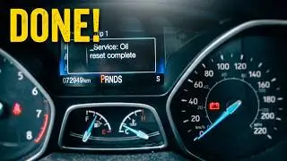 Oil Life Reset Ford Focus 2011,2012, 2013, 2014, 2015, 2016, 2017, 2018, 2019, 2020
