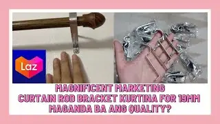 LAZADA CURTAIN ROD BRACKET KURTINA FOR 19MM 3/4 EXTRA THICK 10PCS PER ORDER MAGNIFICENT MARKETING