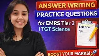 EMRS TGT Tier-2 Answer Writing 🔥 Practice Like a topper🤟🏻 #kvstgtpgt#emrstier2 