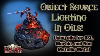 How to paint Object Source Lighting and Marble effects in oils!