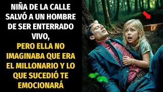 NIÑA DE LA CALLE SALVÓ A UN HOMBRE, SIN SABER QUE ERA MILLONARIO… LO QUE PASÓ TE EMOCIONARÁ..