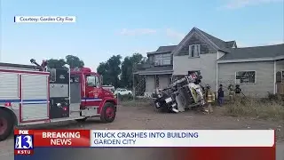 Cement truck crashes at accident-prone Garden City intersection