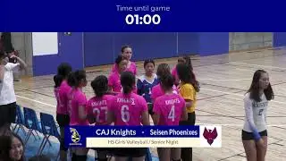 20250925 HS Girls Volleyball vs Seisen (JV/V) *Senior Night*