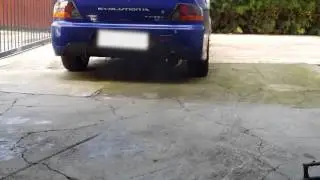 exhaust fire  EVO 9 AEM Infinity