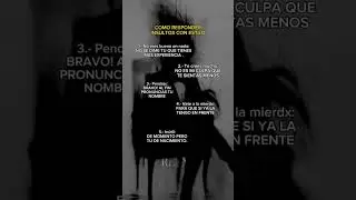 C&Oacute;MO RESPONDER INSULTOS CON ESTILO siempre #como #resonder #insultos #con #estilo #tips